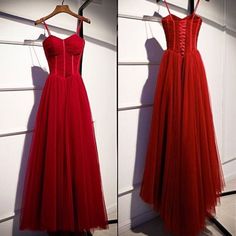 Red Prom Dress Rhinestones, Red Party Dress Long, Red Dresses Long, Red Silk Prom Dress, Red Prom Dresses Long, Pretty Homecoming Dresses, Elegant Red Dress, Red Prom Dress Long, Prom Dresses Red