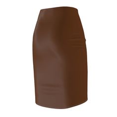 Womens Skirt. This pencil skirt is made of 88% polyester and 12% spandex. This blend gives the garment a four-way stretch which allows the fabric to stretch both width- and length-wise. The garment has a slight tapering along the outer thigh. Pair this skirt with your favorite accessories for a look that is both stylish and trendy. Look good and feel great. This skirt is a perfect addition to any wardrobe collection or to give as a gift. .: Material: 88% polyester, 12% spandex.: Elastic waistban Trendy Fitted Brown Mini Skirt, Fitted Midi Pencil Skirt For Fall, Classic Fitted Midi Skirt, Trendy Stretch Solid Color Pencil Skirt, Chic Fitted Midi Pencil Skirt, Trendy Fitted Pencil Skirt For Fall, Fitted Lined Pencil Skirt For Fall, Casual Fitted Lined Pencil Skirt, Trendy Fitted Long Pencil Skirt