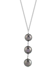 Tahitian South Sea Pearl Triple Drop Pearl Pendant Tahitian Pearl Pendant, Cultured Pearl Bracelet, Golden South Sea Pearls, Tahitian Black Pearls, Drop Pendant Necklace, White Gold Chains, Sea Pearls, South Sea Pearls, Pearl Set