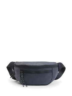 Lightweight, yet strong, this versatile belt bag can be worn as a crossbody or around the waist like a fanny pack.  Plus, our designers engineered it so it packs neatly into its own pocket.  Zip-top closure.  External zip pocket.  Internal snap pocket.  Adjustable, speed clip strap.  Height: 6" (15cm) Width: 11. 8" (30cm) Depth: 3. 2" (8cm) Adjustable strap. Crossbody Belt Bag With Cell Phone Pocket For Outdoor, Outdoor Crossbody Belt Bag With Zipper Closure, Crossbody Belt Bag With Zipper For Outdoor, Outdoor Shoulder Belt Bag With Zipper, Outdoor Shoulder Belt Bag With Zipper Closure, Modern Nylon Belt Bag With Zipper Pocket, Trendy Outdoor Belt Bag With Zipper Closure, Versatile Belt Bag With Removable Pouch For Outdoor, Nylon Crossbody Belt Bag With Zipper Pocket