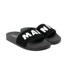 Kids Black & White Marni Slides Brand New, Never Worn Hard To Find Size 27/28 (10c/11c) Marni Slides, Marni Shoes, Ar Accessories, Shoe Inspo, Kids Slide, Kids Black, Sandals Flip Flops, Walker Boots, Fit N Flare Dress