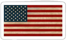 an old american flag with faded edges and stars on the bottom, as if it were painted in grungy paint