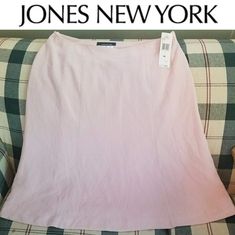 This Is A Jones New York Opera Skirt New With Tags Pink In Color Size 16 And Has The Panel Lining On The Inside.The Waist Is 19 Inches And Length Is 27 Inches. New York Opera, Pink Skirt, Women Skirts Midi, Jones New York, Size 16, Opera, Midi Skirt, Womens Skirt, New York