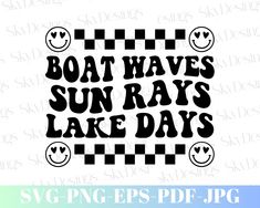 Lake Life Svg, Vacation Svg, Lake Vacation, Svg Summer, Summer Lake, Summer Svg, Canva Design