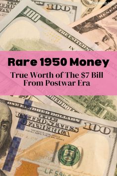 Silver certificates were a unique form of currency the United States government issued from 1878 to 1964, holding a significant place in American currency history. Among them, the 1950 $7 denomination stands out for its scarcity and intriguing features, offering a glimpse into the evolution of currency design and monetary policy during that era. If you want to know how much is a 1950 7 bill worth, this article is for you! 1950s Fashion Trends, American Currency, 1950s Beauty, Currency Design, Federal Reserve Note, 1960s Music, 1950’s Fashion, Number Sequence, Silver Certificate