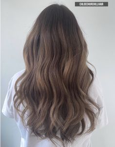 Soft Loose Waves, Lose Curls Medium Hair Hairstyles, Lose Beach Waves Hair, Waves At The End Of Hair, Very Loose Waves, Bridesmaids Hairstyles Down Loose Waves, Long Mousy Brown Hair, Beach Waves Brunette Hair, Natural Waves Long Hair