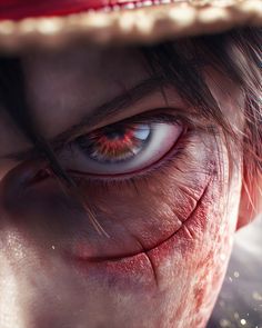 Detailed and stunning fan art of Monkey D. Luffy from One Piece. Luffy Fan Art, Gore Makeup, Monkey D Luffy, Iconic Characters, Awe Inspiring