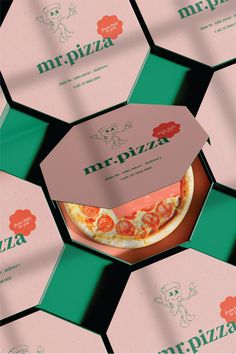 Modern Pizza Packaging and Brand Identity Mr Pizza, Italian Fast Food, Restaurant Branding Identity, Pizza Packaging, Pizza King, Graphic Designer Studio