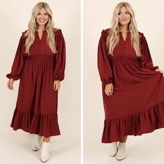 fb-feed Cute Accessories, All Eyes, Model Fits, Burgundy Color, All About Eyes, Beautiful Dress, Affordable Fashion, Timeless Style, Plus Size Outfits