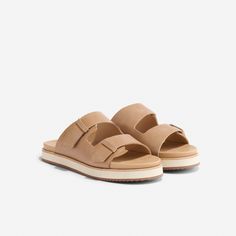 We heard you love our sandals and we can’t blame you. Meet our newest addition to the warm-weather lineup, an on-the-go everyday slide that’s comfortable beyond belief. Adjustable Sandals, Huarache Sandals, Trending Sandals, Flatform Sandals, Footbed Sandals, Jelly Sandals, Round Toe Heels, Comfortable Sandals, Shop Sandals