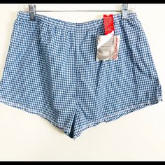 These Shorts With Elastic Waist Band Are Super Cute. Waist: 15” Length: 13” Condition: Nwt B5o Casual Plaid Pajama Shorts With Elastic Waistband, Casual Gingham Bottoms For Summer, Casual Summer Gingham Bottoms, Gingham Cotton Shorts For Daywear, Gingham Shorts For Spring Daywear, Casual Gingham Cotton Bottoms, Plaid Cotton Shorts For Beach, Plaid Cotton Shorts For The Beach, Plaid Cotton Bottoms For Picnic