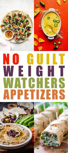 no guilt weight watchers appetizers