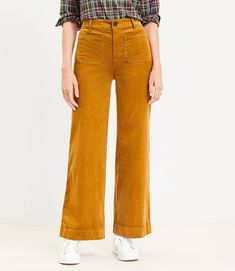 Palmer Wide Leg Pants in Corduroy Air Clothes, Jeans Petite, Fall Pants, Fabulous Clothes, Petite Pants, Office Casual, Bottom Clothes, Corduroy Pants, Travel Outfit