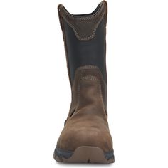 Carolina Men's Subframe 10" Composite Toe Waterproof Slip Resistant Work Boot -Brown- CA5557 On Sale Now! This Item Ships FREE! Introducing the SUBFRAME PULL ON Men’s 10” Ranch Wellington Boot (CA5555): These rugged, 10-inch waterproof boots are built for tough jobs. Utopia Cafe Leather Upper Composite Safety Toe Cap Waterproof SCUBALINER™ Mesh Lining EVA Midsole Removable Dual Density EVA Footbed Electrical Hazard Rated Non-Metallic Shank Cement Construction Oil & Slip Resisting Rubber Outsole Brown Cushioned Slip-on Work Boots, Rugged Slip-on Steel Toe Work Boots, Brown Slip-on Work Boots With Steel Toe, Brown Abrasion-resistant Outdoor Work Boots, Brown Gore-tex Work Boots With Steel Toe, Hard Working Man, Wellington Boot, Work Boot, Waterproof Boots