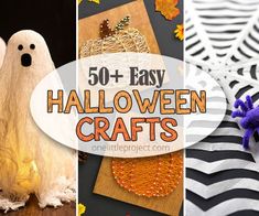 halloween crafts that are easy to make and fun for kids