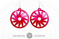 Svg Earrings, Earring Template, Background Printable, Templates Free Design, Butterflies Svg, Floral Earrings, Digital Stamps, Artisan Craft, Free Design Resources