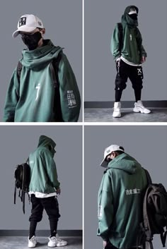 Tech Clothing, Cyberpunk Clothes, Streetwear Jackets, Techwear Fashion, Tech Wear, Seni Dan Kraf, Cyberpunk Fashion, Futuristic Fashion, Japanese Streetwear