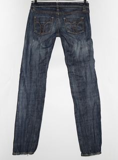 "Miss Sixty Radio style jeans in blue denim. - Size tag: Please always check measurements before buying. Size 28 - Measurements (laying flat): Waist: 15.5\" Outleg: 39\" Inleg: 32.5\" Thigh: 10.5\" Rise: 6\" Leg opening: 6\" -Wear: /Please see images for details/ Good used condition. -Flaws: / serious wear, tears, holes, marks or stains/ None - Fabric: Cotton, Elastane *All of our items are preloved pieces so some signs of natural wear and age are to be expected. Please look through the photos carefully to check if the condition is to your satisfaction. *All efforts are made to show any defects however small imperfections may be missed. In cases that we've missed a major flaw, please remember that we are still human and make mistakes, please contact us first so we can work out any occurred Miss Sixty Jeans, Fun Pants, Miss Sixty, Style Jeans, Womens Jeans, Radios, Jeans Style, Size Tag, Fabric Cotton