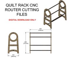 the instructions for how to make a wooden rocking chair with no wheels or arms and feet