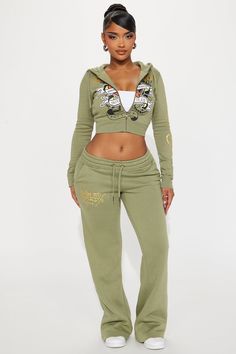 Available In Sage. Hoodie Front Zip Long Sleeve Front And Back Screen Ed Hardy Graphic Stretch Pair To "Ed Hardy Broken Hearts Pant" Disclaimer: Due To The Printing Process A Difference In Saturation May Occur. Each Garment Is Unique. 55% Cotton 45% Polyester Imported | Ed Hardy Broken Hearts Zip Front Hoodie in Sage size Small by Fashion Nova Es Hardy Outfit, Ed Hardy Set, Ed Hardy Long Sleeve, Glam Closet, Humble Hustle, Fashion Nova Outfits, My Shopping List, Broken Hearts, Fashionista Clothes