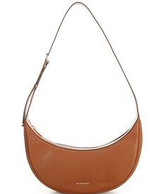 From Michael Kors&#x2C; the Avra Medium Convertible Sling Crossbody Bag features:Soft smooth leatherTop zip closureGold hardwareInterior details - 1 back slip pocketWeight approx. 0.76 lbsApprox.: 12.75" W x 7.75" H x 2.5" DShoulder/crossbody drop adjustable approx. 16" to 20" inchesImported. Michael Kors Leather Shoulder Bag With Removable Pouch, Michael Kors Rectangular Shoulder Bag In Cognac, Michael Kors Rectangular Cognac Shoulder Bag, Michael Kors Leather Bag With Leather Trim, Michael Kors Cognac Shoulder Bag For Shopping, Michael Kors Leather Shoulder Bag With Leather Lining, Chic Michael Kors Bag With Leather Lining, Michael Kors Cognac Shoulder Bag For Everyday Use, Michael Kors Shoulder Bag With Leather Lining