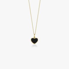 Our new dainty black heart pendants/necklaces. ★ Pendant/Necklace Details (You can order this design as only a pendant or as a necklace)• Gold Karat: 14K Solid Gold (All pieces are made with real 14k solid gold, and stamped for authenticity)• Available Gold Color: Yellow Gold (white gold, and rose gold are available upon request)• Heart Dimensions: 9.3 mm by 9.0 mm (without the bail)• Bail opening is 3.6 mm Black Sterling Silver Heart Necklace, Minimalist Black Heart Charm Necklace, Minimalist Black Heart Necklace, Black Heart Charm Pendant Jewelry, Black Pendant Jewelry With Heart Charm, Elegant Black Necklace With Heart Charm, Minimalist Black Heart Necklace For Valentine's Day, Black Jewelry With Heart Charm Pendant, Black Heart-shaped Sterling Silver Necklace