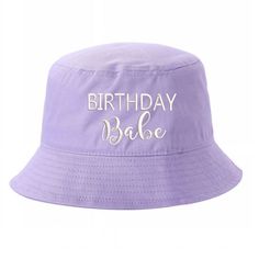 Details Attention all birthday babes! Get ready to slay your special day with our stylish and trendy Birthday Babe Bucket Hat. Made with love, this hat is the perfect accessory to make a bold statement and celebrate your fabulousness in style. The high-quality embroidery of "Birthday Babe" adds that extra touch of glam, making you the center of attention at any party or celebration. Whether you're strolling on the beach or dancing under the stars, this hat will keep you looking chic and protecti Dancing Under The Stars, Birthday Babe, Bucket Hats, Under The Stars, Your Special, The Star, Special Day, In Style, Bucket Hat