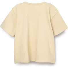 Organic Pima Cotton Kids Tee, Yellow - Granelito Tops | Maisonette Cream Cotton T-shirt For Loungewear, Soft-washed Cotton Cream Tops, Beige Organic Cotton Tops, Everyday Beige Organic Cotton Tops, Everyday Cream Organic Cotton Tops, Cream Soft-washed Short Sleeve Top, Cream Short Sleeve Soft-washed Top, Organic Cotton Cream Tops For Loungewear, Beige Organic Cotton Crew Neck Top