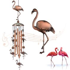 PRICES MAY VARY. 🦩【Flamingo Wind Chime Ideas】Flamingo is a spiritual animal totem, representing freedom, beauty, cooperation, healing; bringing you vibrant and outgoing, and to be well-balanced and resourceful in life. We designed pink flamingos as a flamingo wind chime, when you get it, the flamingo wind chime will bring you good luck ,bless you and your family, protect you and your loved ones.The best flamingo gifts for women. 🦩【Nature's Melody】Our flamingo wind chimes are purely handmade, O Angel Wind Chimes, Outside Decor, Spiritual Animal, Flamingo Gifts, Gifts For Mother, Flamingo Decor, Angel Gifts, Angel Decor, Best Gifts For Mom