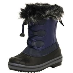 Keep your little one's feet warm and dry with the NORTY Kids Winter Boots. Crafted with waterproof and snow proof uppers, these mid-calf snow boots feature a soft faux fur lining and 200g of thermal insulation to provide cozy comfort in cold weather. The one-pull adjustable bungee lacing and back loop make them easy to slip on and off, while the non-slip sole design offers superior traction for outdoor adventures. Available in a range of vibrant colors, these kid's snow boots are built to last w Royal Boots Men, Boys Winter Boots, Kids Winter Boots, Oc Outfits, Girls Snow Boots, Kids Snow Boots, Insulated Boots, Toddler Winter, Toddler Boots