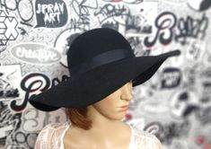 womens Fedora Hat black Pillbox Hats wool hat vintage black Hat formal hats women Hat Classic Hat retro hat Brim Hat winter hat Ladies Hat SIZE M Please refer to photos for details of condition. Condition: very good vintage note The color on the pictures may vary due to monitor settings and light reflections. Ready to ship Please do not hesitate to contact with me for any questions. Thank y ou for shopping today! Retro Curved Brim Felt Hat For Winter, Vintage Solid Felt Hat For Winter, Retro Black Hat For Fall, Retro Wide Brim Cloche Hat For Winter, Vintage Black Fedora Felt Hat, Vintage Black Hat For Fall, Black Formal Hat For Winter, Chic Black Fedora For Formal Occasions, Black Wide Brim Retro Hat