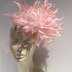 Lilac Fascinator, Pink Headpiece, White Fascinator, Red Fascinator, Fascinator Wedding, Pink Fascinator, Derby Fascinator, Feather Fascinator, Polo Match