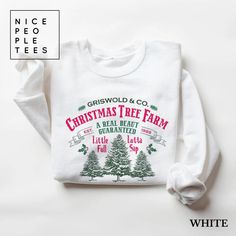 Christmas Tree Farm Sweatshirt, Farm Fresh Christmas Sweatshirt, Holiday Sweater, Womens Holiday Sweatshirt, Christmas Sweater, Merry and Bright sweatshirt Our graphic sweatshirts are very soft, very cute and bound to keep you warm in the colder months. It's a pre-shrunk, classic fit sweater made with air-jet spun yarn for a soft feel.  ► SHIRT DETAILS The Comfort Colors® sweatshirts are UNISEX - they are meant to have a relaxed fit, please refer to the size chart for more details. Luxurious com Farm Sweatshirt, Farm Vintage, Griswold Christmas, Christmas Tree Sweater, Christmas Cozy, Retro Christmas Tree, Taylors Version, Fresh Christmas Trees, Comfort Colors Sweatshirt