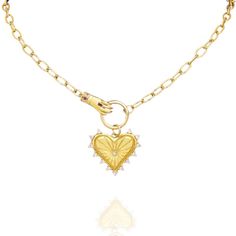 PRICES MAY VARY. [Style]: Gold heart necklaces for women, stylish and comfortable, looks very fashion and makes you full of energy [Material]:Gold charm necklace are made of alloy, hypoallergenic and non tarnish gold necklace [Match]: Very easy to match, can be paired with any clothes, wearing a vintage fashion style, it is a retro trendy aesthetic jewelry [Features]:Chunky gold necklace for women,18k gold plated jewelry，aesthetic necklace,gold charm necklace,heart necklace,gold chain necklace w Statement Charm Necklace, Chunky Gold Jewelry Necklaces, Every Jewels Necklaces, Chunky Gold Necklace, Etsy Necklace, Chunky Gold Necklaces, Heart Necklace Gold, Aesthetic Necklace, Heart Necklaces