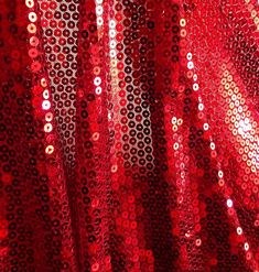 "Red Sequin Fabric, 5mm Full Sequins on Mesh Fabric, Red Sequins Sewed on Fabric for Party, Red Sequin Dress, Christmas Decor by the Yard Sequin fabric is one of the most popular trendy choice. Perfect Party dress fabric for any occasion Great for making Photo Backdrop, Curtain, Cushion, Table Decoration, and even dress 1 Yard with approx. 50-52\" manufacturing width. Note: Multiple yardages will come in one piece. The color in the picture might be different from the actual color. If you are int Red Sequin Fabric For Holiday Parties, Red Stretch Sequin Dress, Red Sequin Stretch Dress, Stretch Red Sequin Dress, Red Stretch Christmas Dress, Red Stretch Dress For Christmas, Christmas Red Stretch Dresses, Red Sequin Fabric For Wedding And Party Season, Red Sequin Fabric For Festive Party Season