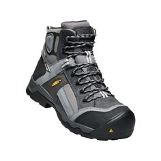 Built to stand up to tough work conditions all day long, KEEN Davenport Insulated Waterproof Composite Toe Work Boots for Men deliver worksite comfort and productivity all year long. Built to protect with the comfort of a hiking boot design, these rugged, all-leather boots combine lightweight composite safety toes and waterproof protection to take care of your feet on any worksite. Waterproof leather uppers surround moisture-wicking linings and KEEN.Dry waterproof breathable membranes to support Insulated Work Boots, Work Boots For Men, Keen Boots, Fishing Boots, Composite Toe Work Boots, Boot Stand, Boot Design, Work Boots Men, Boots For Men