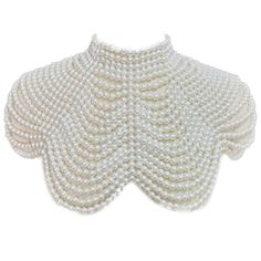 PRICES MAY VARY. Title: nengzhuzu Women Imitation Pearl Beaded Bib Choker Necklace Body Chain Shawl Collar Jewelry. Product Type: Departments > Women > Jewelry > Body Jewelry > Body Chains Beaded Body Chain, Pearl Bib Necklace, Body Chains, Bib Collar, Statement Choker, Beaded Collar, Choker Style, Collar Jewelry, Bib Necklace