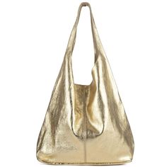 The Gold Metallic Leather Hobo Bag, is a cherished addition to our collection. Skillfully crafted from gold metallic soft leather. The shoulder strap has been thoughtfully designed for a snug fit under your arm and a popper closing keeps it nice and secure. Inside, you'll find a convenient interior zipper pocket to store your phone and other small essentials. Gold Metallic Leather Hobo Bag Details: Shoulder hobo bag Popper closing Designed in London & New York 100% Leather Silver hardware Dimensions: H: 32cm ( not inc strap) , W: 34cm, D : 16cm Handle drop 38cm Bag Details, Leather Frames, Hobo Shoulder Bag, Gold Handbags, Women Accessories Bags, Leather Hobo Bag, Leather Silver, Leather Hobo, Boots For Sale