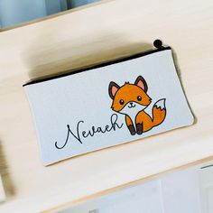 Fox 🦊 Pencil Case  Fox Pencil Case | Personalised Name Fox gift | Fox Lover Present | Fox Bag | Fox Christmas present ideal for stocking filler | Zip up bag  Personalised Fox bag is the perfect gift for any Fox lover out there.  Makes the perfect pencil case, make up bag or toiletry bag. --Gift Idea-- Sending as a gift? Mark as a gift and you can leave a message to be printed onto a gift card and it can't be sent straight to the recipient. -- Fox Pencil case Bag Details --  Personalised Fox des Novelty Rectangular Pencil Case For Gift, Novelty Rectangular Pencil Case Gift, Customizable Rectangular Pencil Case As Gift, Customizable Rectangular Pencil Case Gift, White Pencil-shaped Pencil Case Gift, Educational Pencil Case For Back To School Gift, Cute Rectangular Pencil Case Gift, Cute Rectangular Pencil Case As Gift, Personalized Rectangular Pencil Case For Gift