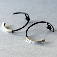 Large sterling silver hoop earrings, made of oxidized matte black silver. They are light and comfortable. They are good for any ocassion and fits most of outfits. If you like simple geometric forms in jewelry, they are perfect choice for you. Diameter: 30 mm Enjoy colorful world of Shambala A few words about our works: All of the products in gallery are designed by us. Our studio is located in the beautiful seaside city of Gdańsk at Świętokrzyska Street. Everything is 100% handmade, with special Modern Oxidized Metal Hoop Earrings, Modern Metal Hoop Earrings With Oxidized Finish, Modern Oxidized Hoop Earrings For Everyday, Small Hoop Oxidized Minimalist Earrings, Minimalist Small Hoop Earrings With Oxidized Finish, Modern Oxidized Finish Hoop Earrings For Everyday, Modern Oxidized Finish Earrings For Everyday, Seaside City, Modernist Earrings