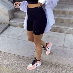 Brand New, Never Worn Sports Bra Outfit, Bra Outfit, 2024 Aesthetic, Biker Shorts Outfit, Aesthetic Spring, Outfits Dresses, Dresses Spring, Swag Outfits For Girls, Shorts Outfit