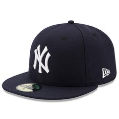 Men's New York Yankees Game Authentic Collection On-Field 59FIFTY Fitted Cap Hat by New Era with White NY logo on front. Material: 100% Polyester High Crown Structured fit Flat bill Fitted Raised embroidery Six panel construction with embroidered eyelets Surface Washable Officially licensed Imported Brand: New Era Size Chart: Measure around head FITTED HAT 6 7/8 7 7 1/8 7 1/4 7 3/8 7 1/2 7 5/8 7 3/4 7 7/8 8 INCHES 21.6 22 22.4 22.8 23.1 23.5 23.9 24.3 24.6 25 CENTIMETERS 54.9 55.8 56.8 57.7 58.7 Fitted Hats Men, Yankees Game, Yankee Hat, New York Yankee Hat, New York Yankees Logo, Yankees Logo, New York Yankees Baseball, Yankees Baseball, Ny Yankees