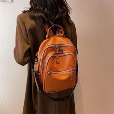 Luxury Soft Leather Cool Backpack RB551 - School Shoulder Bag | Touchy Style Trendy Faux Leather Backpack For School, Leather Backpack With Adjustable Strap For Students, Casual Faux Leather Backpack For School, Casual Faux Leather School Backpack, Trendy School Leather Backpack With Zipper Closure, Casual Leather Backpack With Zipper For Back To School, Trendy Leather Backpack For Students, Trendy Leather Shoulder Backpack For School, Trendy Faux Leather Backpack