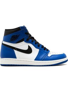 Jordan Air Jordan 1 Retro sneakers - Blue Jordan 1 Blue, Sneaker Nike, Blue Jordans, Jordan Shoes Girls, Shoes Sneakers Jordans, By Any Means Necessary, Nike Shoes Jordans, Baskets Nike, Jordan Air