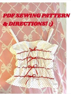 the sewing pattern and directions for this top are easy to sew, but it doesn't look like any other