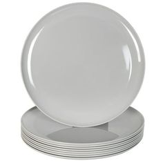 white plates stacked on top of each other