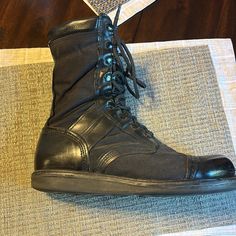 Selling Men’s Size 12, Corcoran, Black Leather Boots. Good Condition And Excellent For Class A And Or Military Parade Style Dress As The Toe Is Solid For Polish And Shine. Black Leather Boots, Shoes Men, Style Dress, Leather Boots, Shoes Mens, Men's Shoes, Shoe Boots, Fashion Dresses, Black Leather