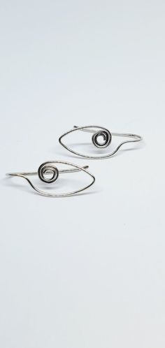 Sterling Silver Modernist Style Spiral Dangle Earrings (21)  | eBay Modern Spiral Earrings With Ear Wire, Metal Spiral Earrings With Ear Wire, Spiral Metal Earrings With Ear Wire, Spiral Earrings With A Modern Twist, Minimalist Spiral Earrings With Ear Wire, Metal Spiral Wrap Single Earring, Metal Spiral Wrap Earrings, Spiral Metal Wrap Earrings, Modern Twist Metal Earrings With Ear Wire