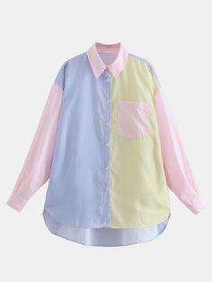 Estilo Hipster, Blouses Vintage, Kimono Yukata, Smock Blouse, Blue Striped Shirt, Blouse Material, Tunic Shirt, Pullover Shirt, Yukata