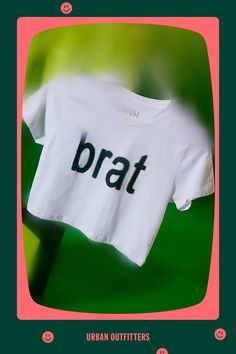 Bumpin' that in this Charli XCX Brat graphic baby tee. Designed in a slim & cropped fit so when you’re looking in the mirror you like what you see. Only at Urban Outfitters. Features Charli XCX Brat graphic baby tee Fitted graphic tee Soft and stretchy knit Crew neckline with short sleeves Brat graphic across the chest Slim fit Cropped length Easy pull-over style UO exclusive Content + Care 100% Cotton Machine wash Imported Size + Fit Model in Green is 5'9" and wearing size Small Measurements taken from size Small Chest: 32" Length: 16.5" | Charli XCX UO Exclusive Brat Graphic Baby Tee in White, Women's at Urban Outfitters Cropped Cotton T-shirt With Text Print, Fitted Cropped T-shirt For Streetwear, Fitted Cropped T-shirt With Letter Print, Fitted Cotton Cropped T-shirt With Graphic Print, Fitted Logo Print Crop Top For Summer, Basic Cotton Crop Top For Streetwear, Trendy White Stretch Cropped Shirt, Summer Casual Cropped Shirt With Logo Print, Casual Cotton Cropped Shirt With Text Print